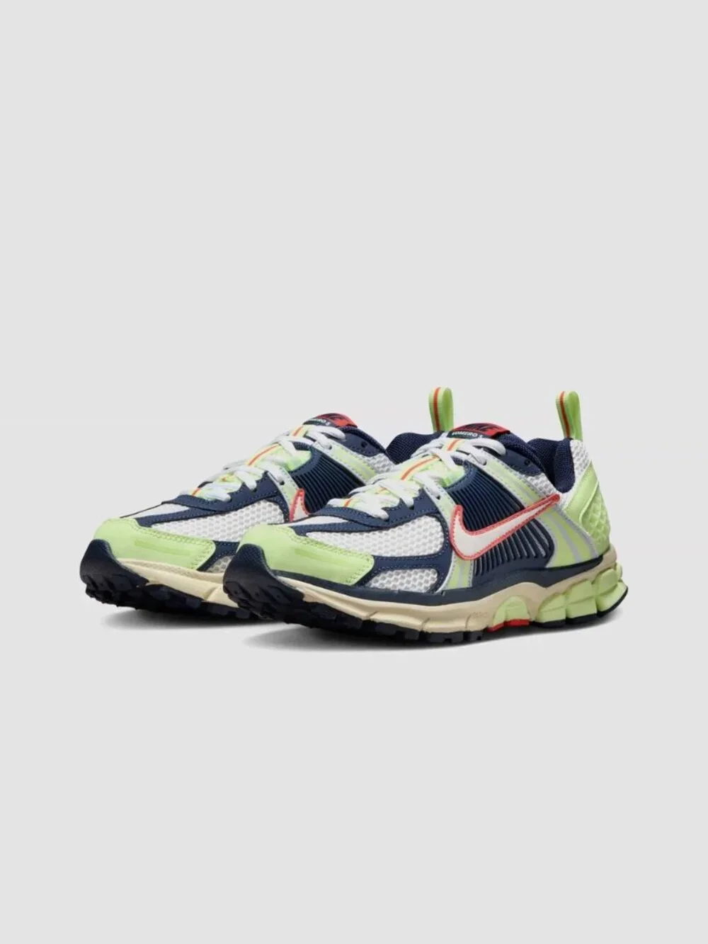 Nike Vomero 5 Girls Barely Volt Midnight Navy Pure Platinum White Sneakers Sz 2